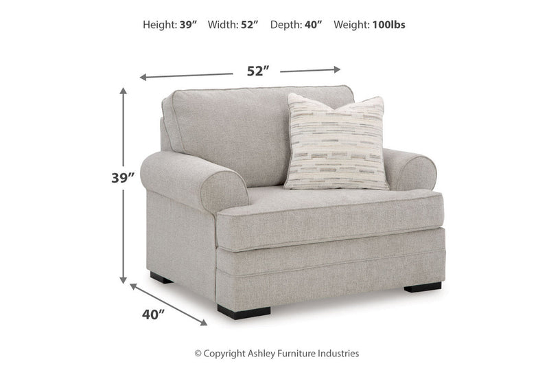 Eastonbridge Sofa Chaise, Oversized Chair, and Ottoman - DMV FurnitureSectional