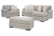 Eastonbridge Sofa Chaise, Oversized Chair, and Ottoman - DMV FurnitureSectional