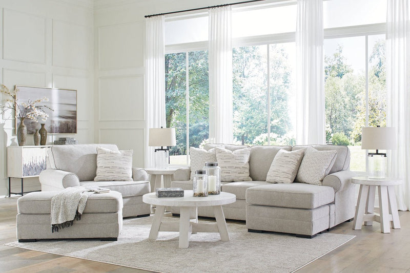 Eastonbridge Sofa Chaise, Oversized Chair, and Ottoman - DMV FurnitureSectional