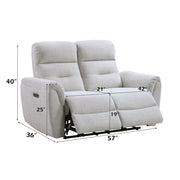 Eastre Power Motion Loveseat w/USB Port - LV03586