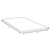 Eckard Twin Bunkie Board Foundation - 350410T
