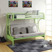Eclipse Twin/Full Futon Bunk Bed - 02091W-GR