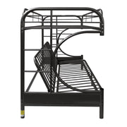 Eclipse Twin XL/Queen Futon Bunk Bed - 02093BK