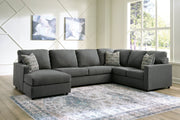 Edenfield Charcoal LAF Sectional - DMV FurnitureSectional
