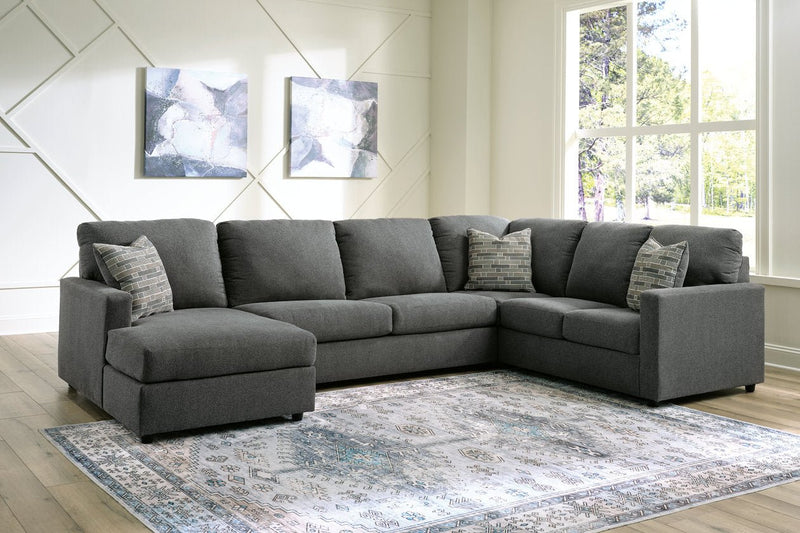 Edenfield Charcoal LAF Sectional - DMV FurnitureSectional