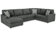 Edenfield Charcoal LAF Sectional - DMV FurnitureSectional