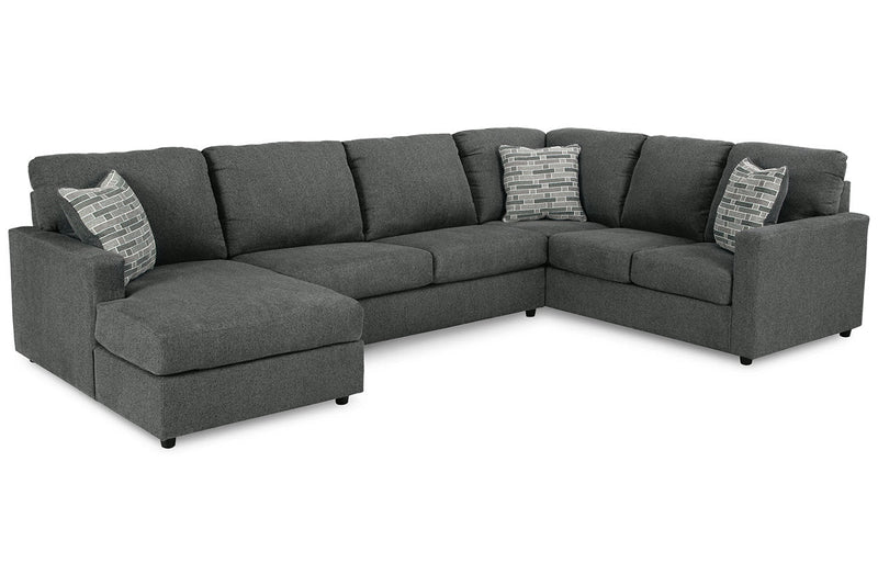Edenfield Charcoal LAF Sectional - DMV FurnitureSectional
