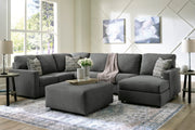 Edenfield Charcoal RAF Sectional - DMV FurnitureSectional