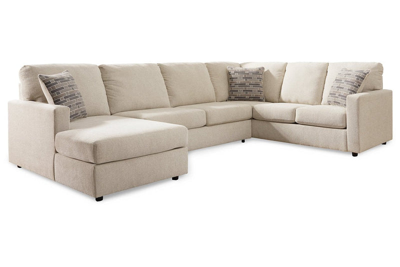 Edenfield Linen LAF Sectional - DMV FurnitureSectional