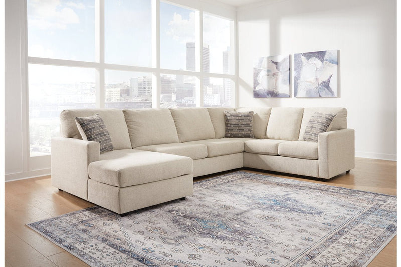 Edenfield Linen LAF Sectional - DMV FurnitureSectional