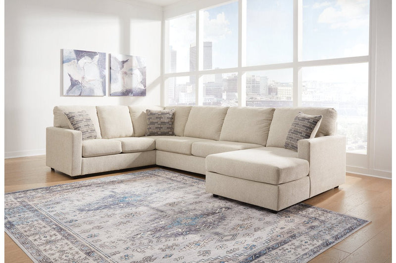 Edenfield Linen RAF Sectional - DMV FurnitureSectional