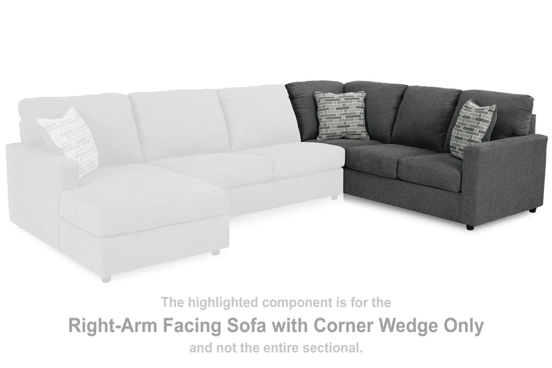 Edenfield Right-Arm Facing Sofa with Corner Wedge - 2900349 - DMV Furniture