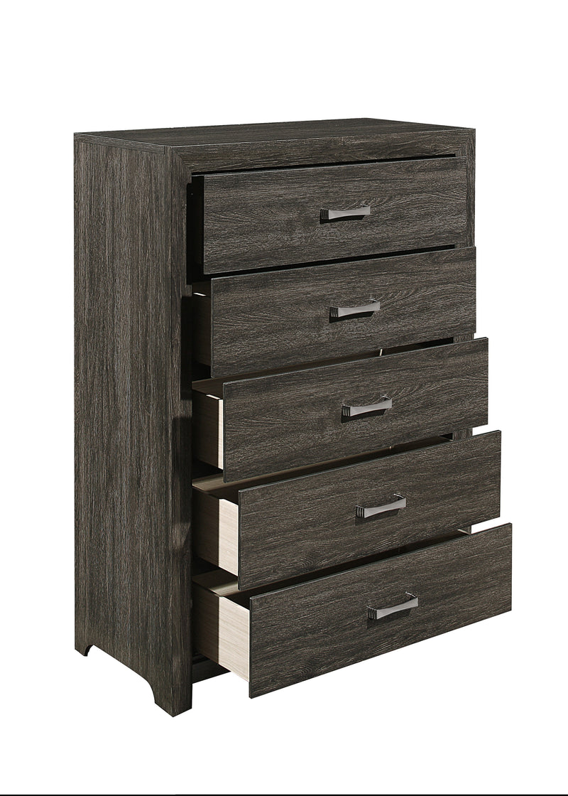 Edina Dark Gray Panel Bedroom Set - DMV FurnitureBedroom Set