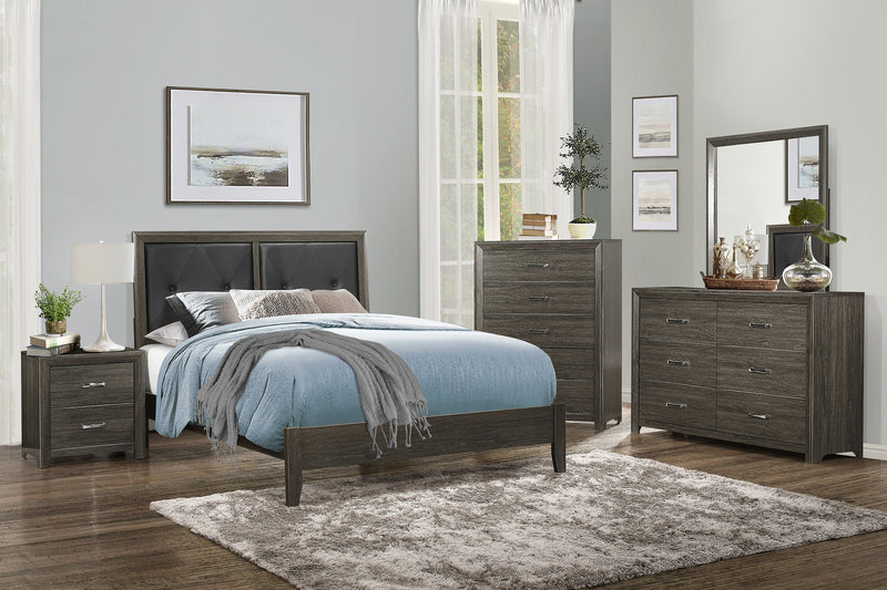 Edina Dark Gray Panel Bedroom Set - DMV FurnitureBedroom Set