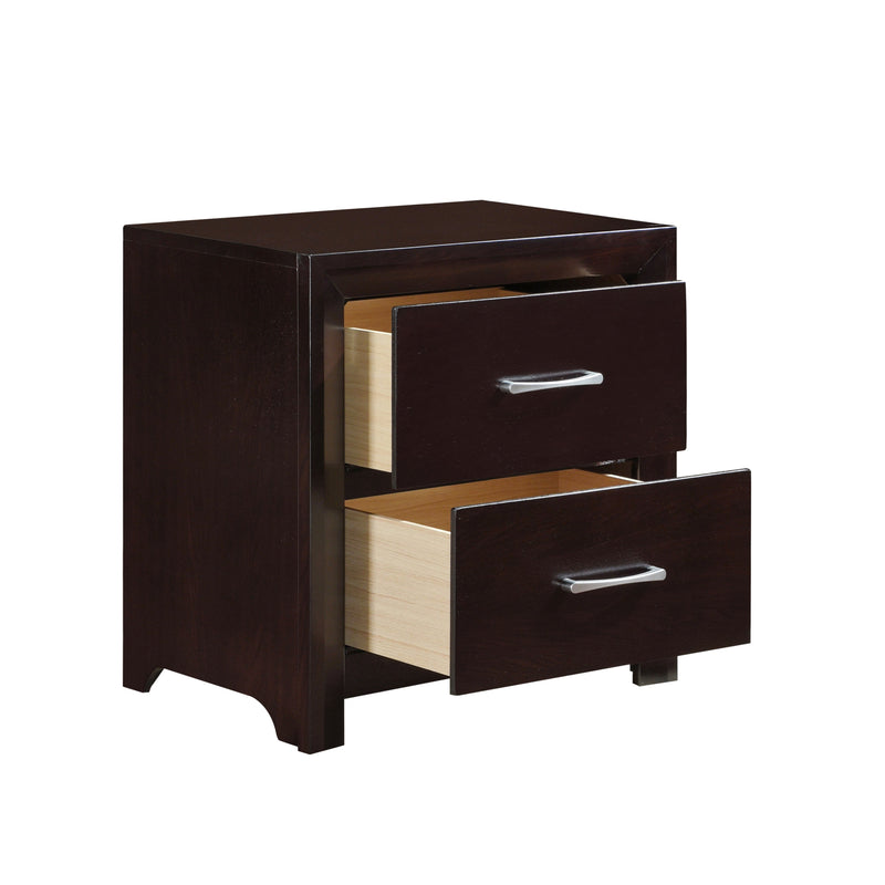 Edina Espresso Upholstered Panel Bedroom Set - DMV FurnitureBedroom Set