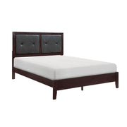 Edina Espresso Upholstered Panel Bedroom Set - DMV FurnitureBedroom Set