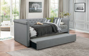 Edmund Gray Twin Daybed with Trundle - DMV FurnitureDaybed