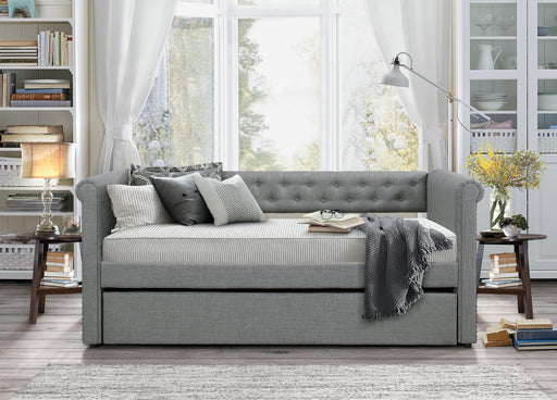 Edmund Gray Twin Daybed with Trundle - DMV FurnitureDaybed