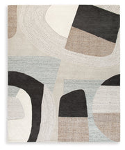 Edrickhill Grayish Teal/Taupe/Cream Large Rug - R407121