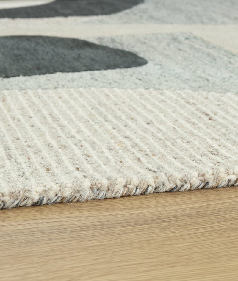 Edrickhill Grayish Teal/Taupe/Cream Large Rug - R407121