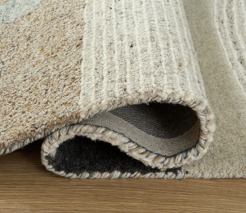 Edrickhill Grayish Teal/Taupe/Cream Medium Rug - R407122