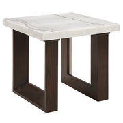 Edwyn End Table w/Marble Top - LV03206