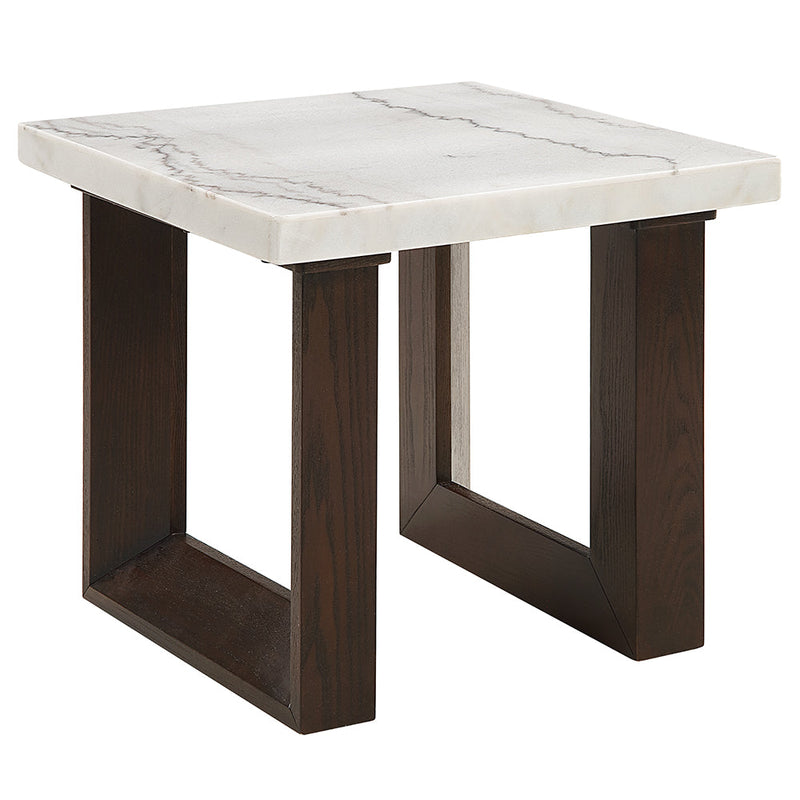 Edwyn End Table w/Marble Top - LV03206