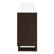 Edwyn Server w/Natural Marble Top & Fireplace - DN03199