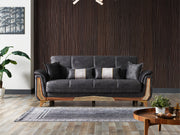 Efes Convertible Loveseat in Beige - 200-ELIF-EFE-E167-2