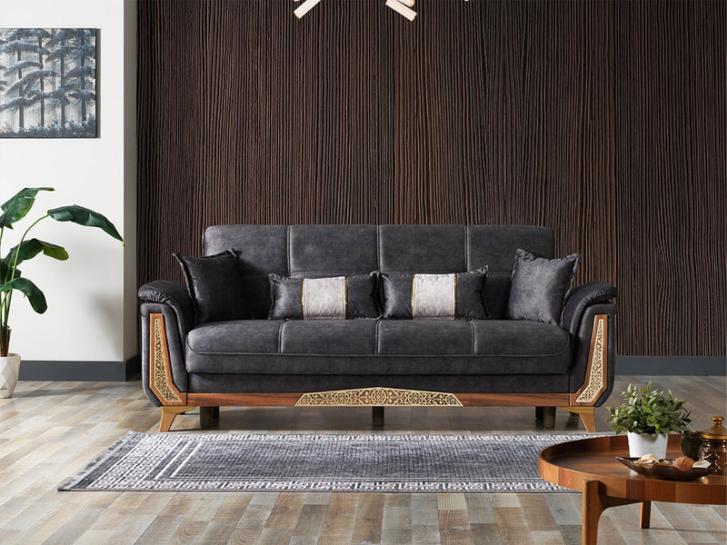 Efes Convertible Loveseat in Beige - 200-ELIF-EFE-E167-2