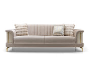Elano Convertible Loveseat in Cream - 200-ST-ELA-TURKO276-2