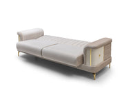 Elano Convertible Loveseat in Cream - 200-ST-ELA-TURKO276-2