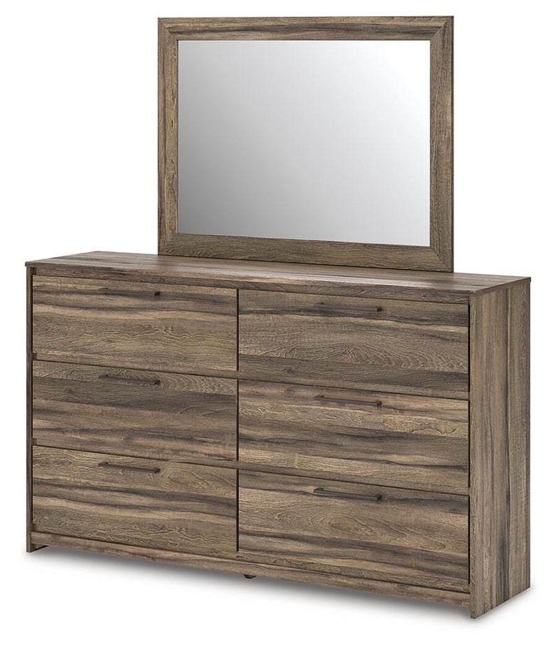 Elbrim Brown Dresser and Mirror - PCB2005B1
