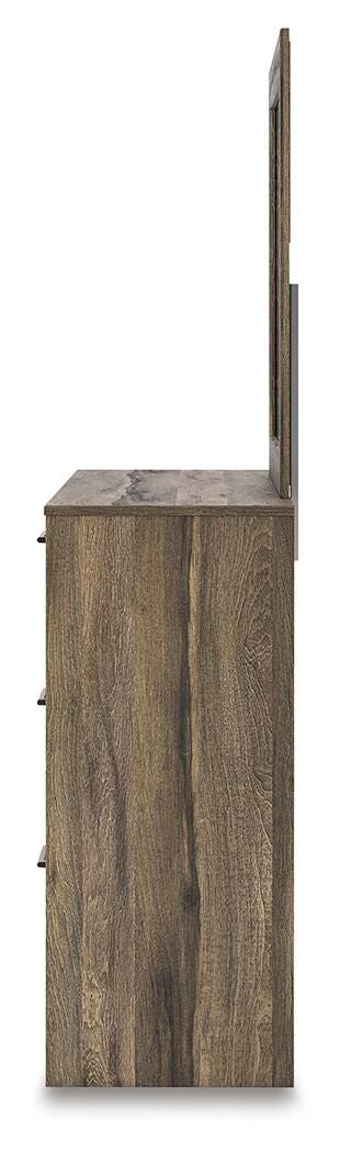 Elbrim Brown Dresser and Mirror - PCB2005B1
