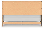 Elbrim Brown King Panel Bed, Dresser, Mirror and Nightstand - PCB2005B26