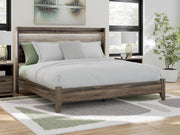 Elbrim Brown King Panel Bed, Dresser, Mirror and Nightstand - PCB2005B26
