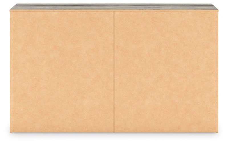 Elbrim Brown King Panel Storage Bed, Dresser and Nightstand - PCB2005B24