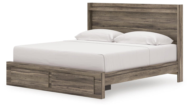 Elbrim Brown King Panel Storage Bed - PCB2005B7