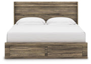 Elbrim Brown King Panel Storage Bed - PCB2005B7