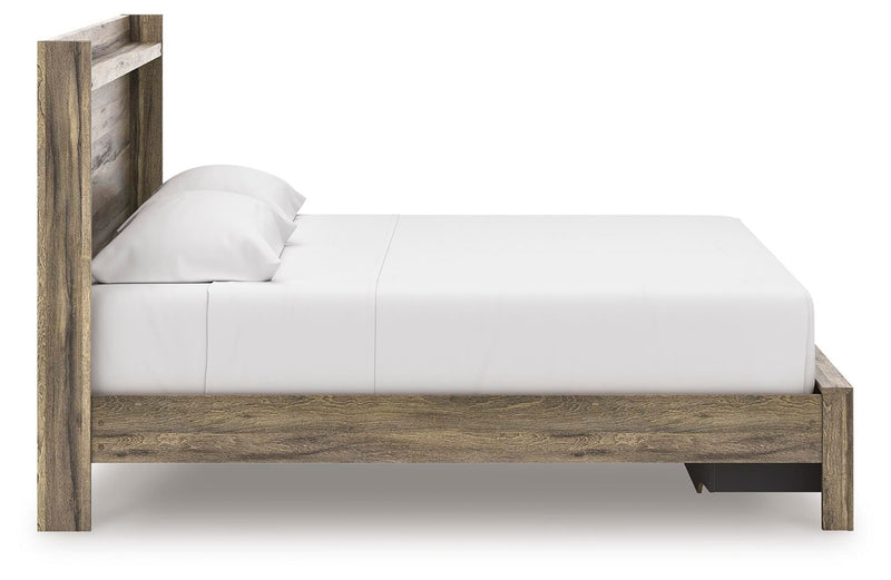 Elbrim Brown King Panel Storage Bed - PCB2005B7
