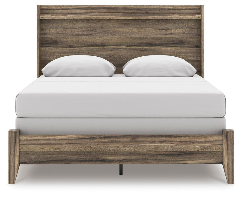 Elbrim Brown Queen Panel Bed - PCB2005B2
