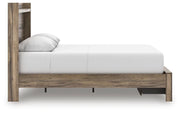 Elbrim Brown Queen Panel Storage Bed, Dresser and Nightstand - PCB2005B12