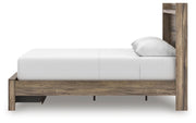 Elbrim Brown Queen Panel Storage Bed, Dresser and Nightstand - PCB2005B12