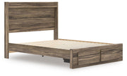 Elbrim Brown Queen Panel Storage Bed - PCB2005B4
