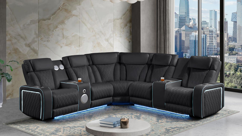 Electra Sectional Black - Electra Sectional Black