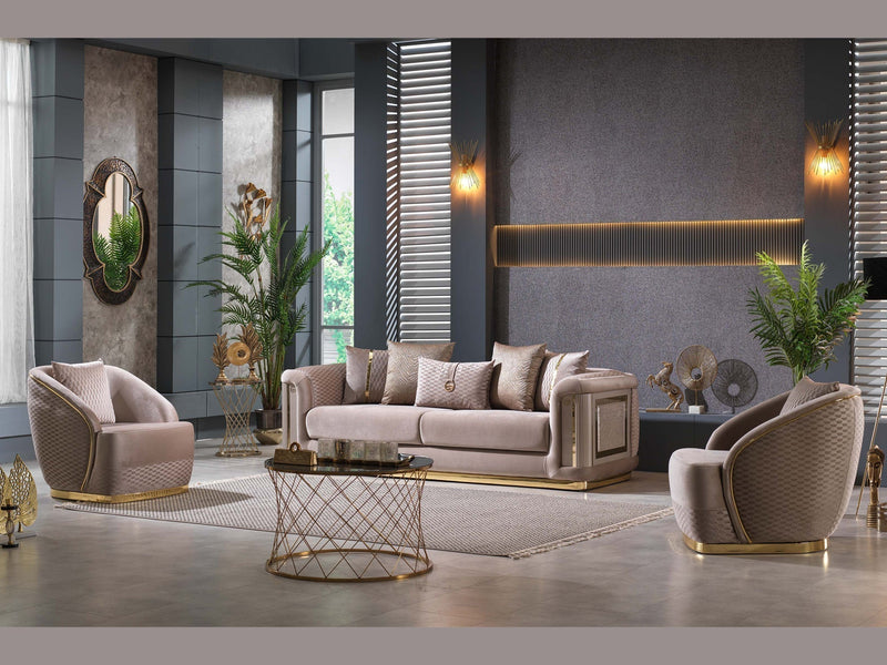 Elegance 93" Wide Square Arm Sofa - Sofas