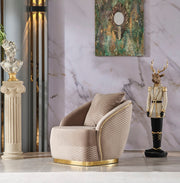 Elegance Chair Beige in Beige - 101-ELE-LV260-B