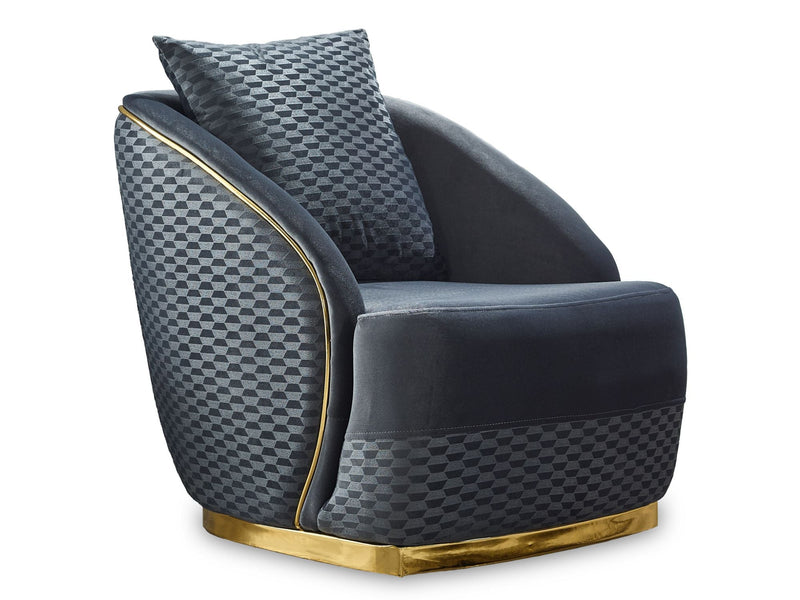 Elegance Chair Dark Grey in Dark Grey - 101-ELE-LV412-B