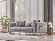 Elegance San Stationary Sofa in Light Grey - 200-SAN-ELE-LG-3