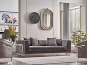 Elegance San Stationary Sofa in Light Grey - 200-SAN-ELE-LG-3